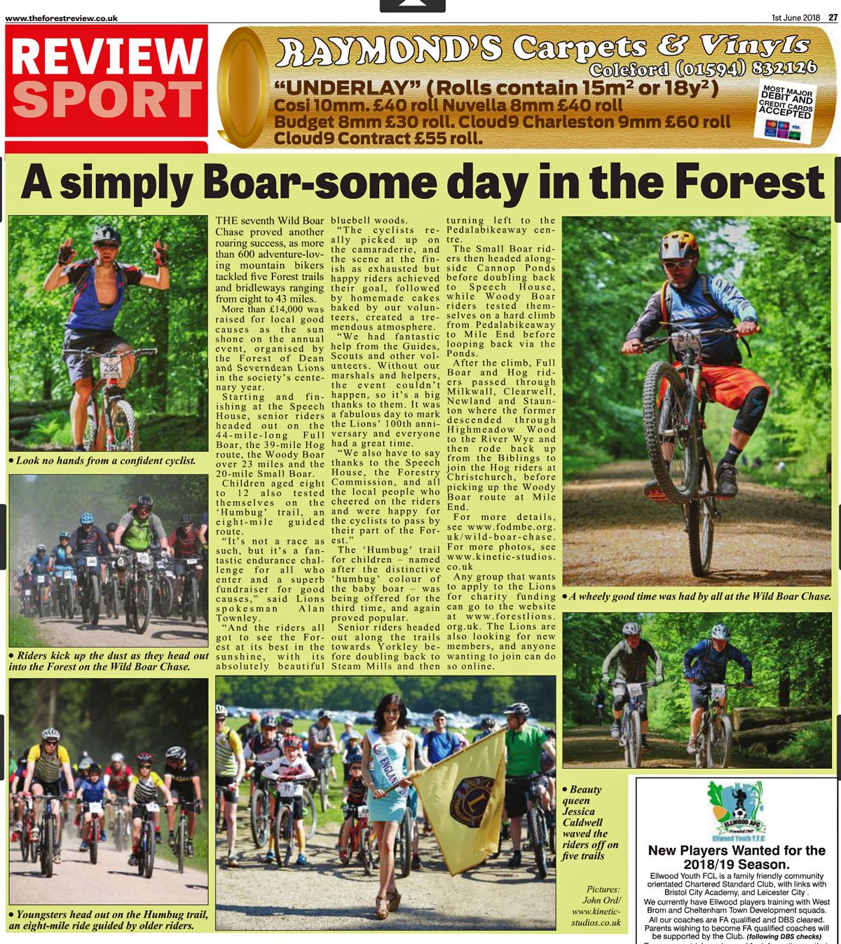 Wild Boar Chase 2018 Press Report