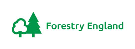 The logo of Forestry England
