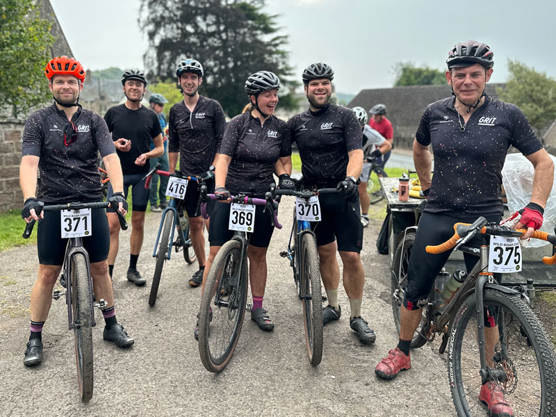 A photo of Team Grit at Staunton Feed Station.