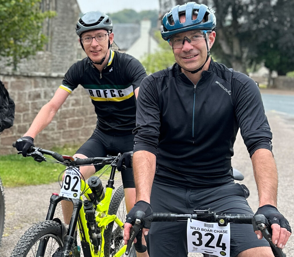 A photo of Two Wild Boar Chase riders.