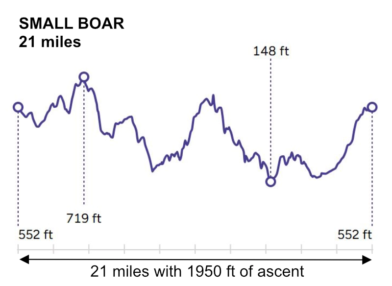 Elevation image for Small Boar - 21 miles
